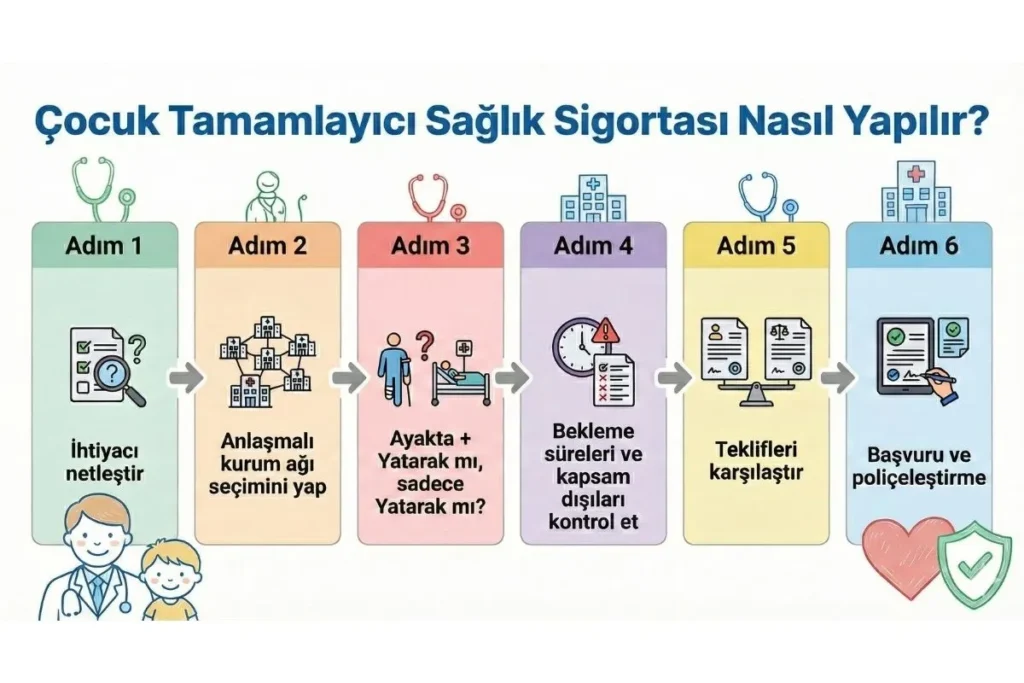 Çocuk Tamamlayıcı Sağlık Sigortası Nasıl Yapılır